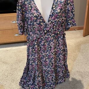 Summer floral babydoll dress